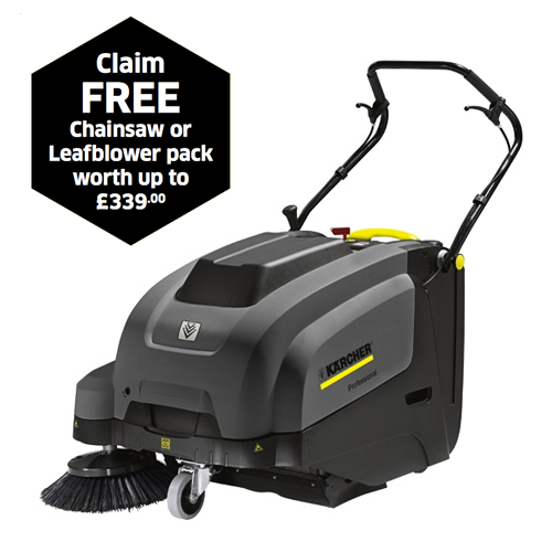 Karcher Vacuum Sweeper KM 75/40 W Bp *Free Leaf Blower or Chainsaw