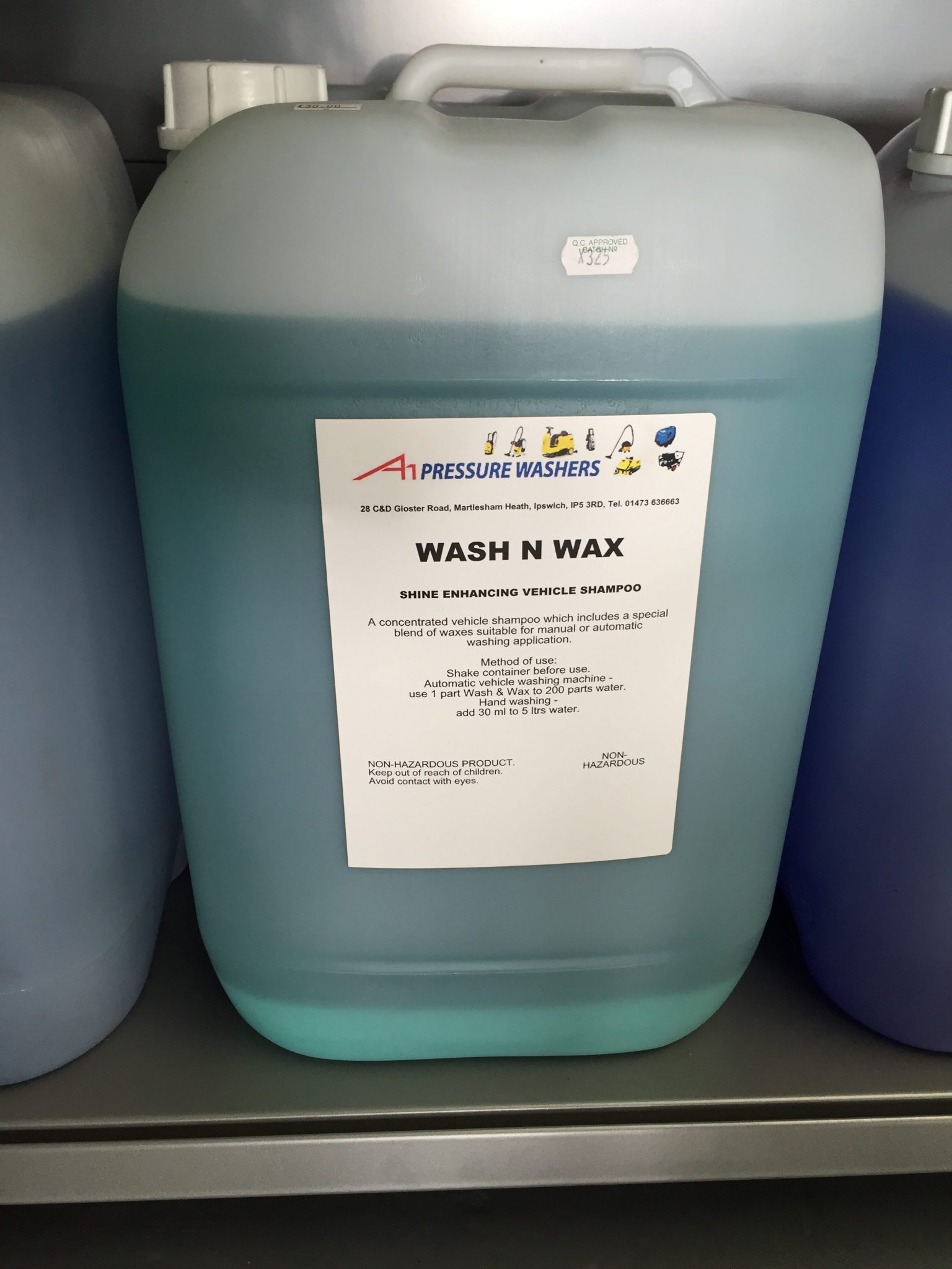 25 Litres Wash N Wax Car Shampoo A1 Pressure Washers