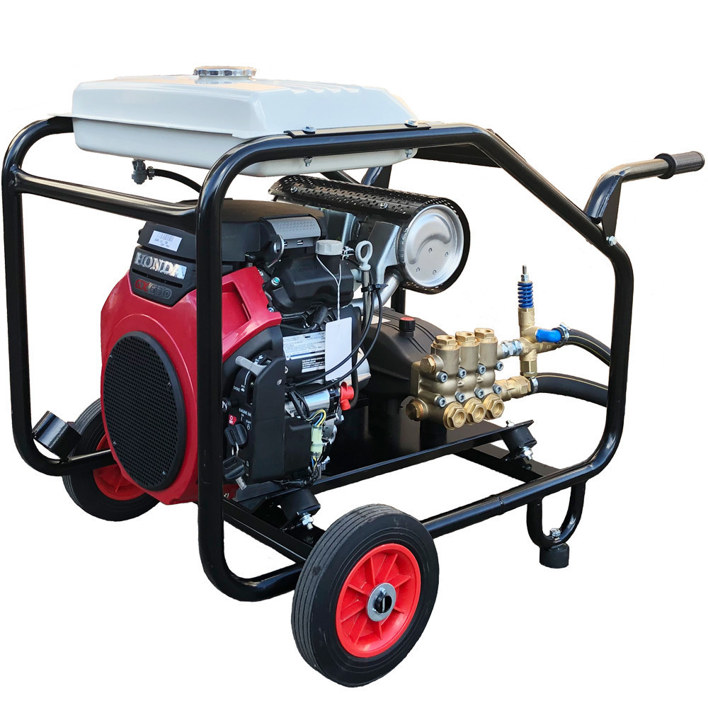 Honda GX630 Twin-Cylinder Pressure Washer  33 LPM Trolley Frame